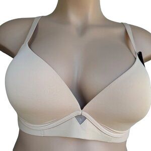 Maidenform Wireless Bra 38D Smartzone Cups Convertible Straps DM2301 Nude Color